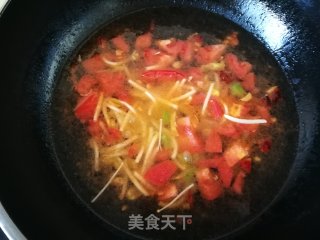 金针菇海带芽豆腐大酱汤的做法步骤：9
