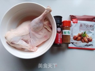 奥尔良烤鸭的做法步骤：1