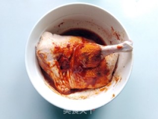 奥尔良烤鸭的做法步骤：2
