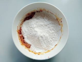 南瓜蜜豆饼的做法步骤：4