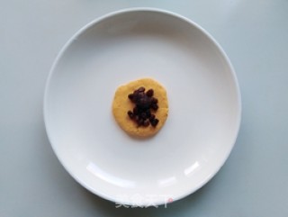 南瓜蜜豆饼的做法步骤：8