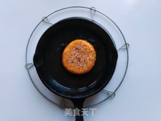 南瓜蜜豆饼的做法步骤：10
