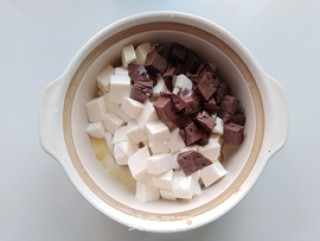 双色豆腐菌菇汤的做法步骤：5
