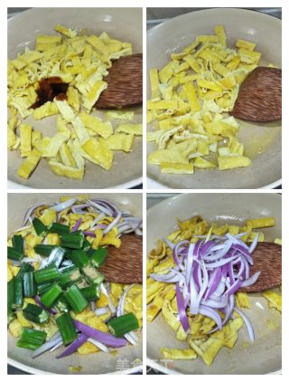 豆干炒秋葵的做法步骤：5