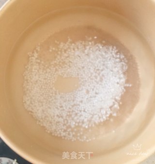 热椰奶西芒果西米露的做法步骤：1