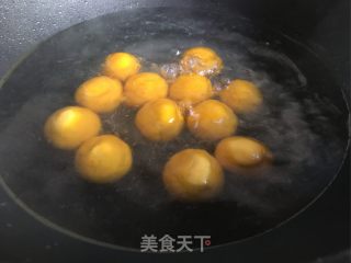 鸡毛菜煮南瓜丸子的做法步骤：8