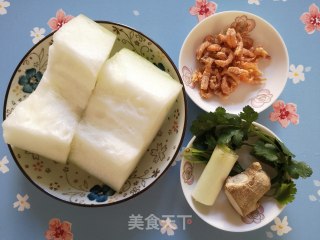 冬瓜烧虾仁的做法步骤：1