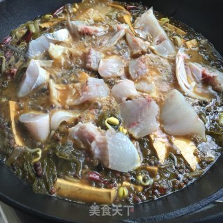 酸菜鲈鱼炖豆腐的做法步骤：8