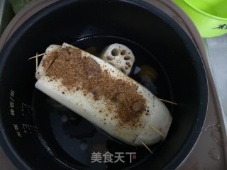 红糖糯米藕的做法步骤：3