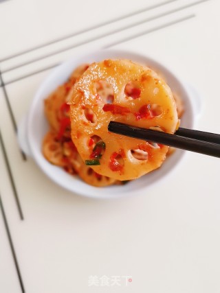 剁椒藕片的做法步骤：12