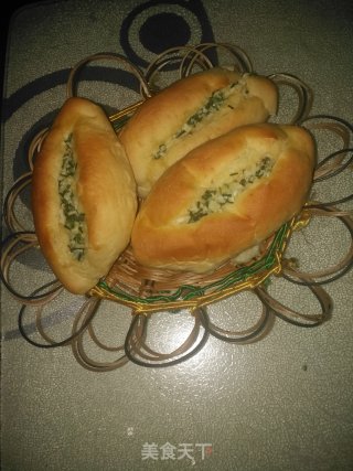 香葱蒜蓉面包的做法步骤：15
