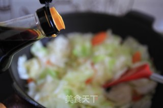 番茄包菜的做法步骤：9