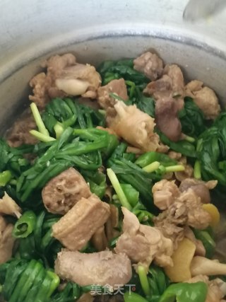 韭菜炒鸭的做法步骤：22