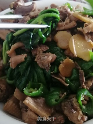 韭菜炒鸭的做法步骤：23