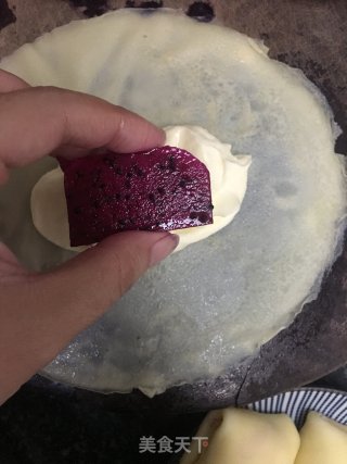 火龙果班戟的做法步骤：12