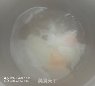 紫薯酒酿鸡蛋甜汤的做法步骤：2