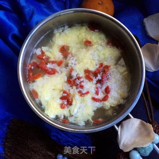 甜酒枸杞冲蛋的做法步骤：8