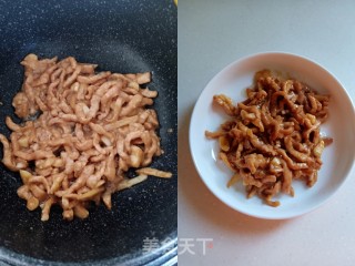家常炒肉丝的做法步骤：3