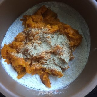 南瓜馒头的做法步骤：3