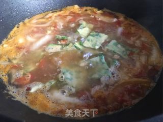 酸辣韭菜面片汤的做法步骤：10