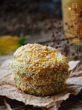 不一样的芝麻饼的做法步骤：9