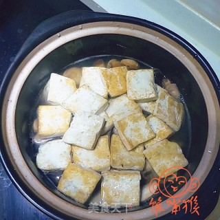 干虾杂菌豆腐煲的做法步骤：8