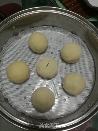 奶香紫薯包的做法步骤：21