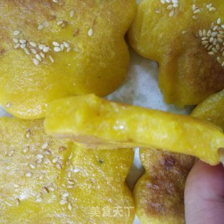 南瓜糯米饼的做法步骤：10