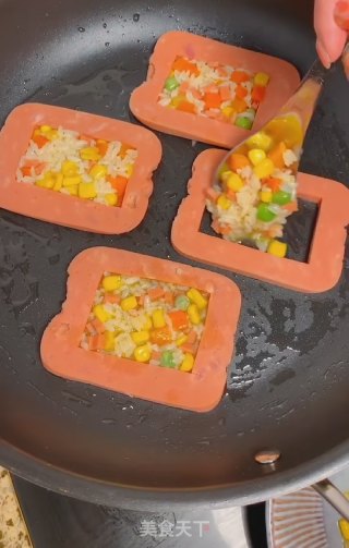 火腿早餐饼的做法步骤：9
