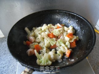 虾球菜花的做法步骤：12