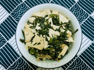 芥菜缨炖豆腐的做法步骤：6