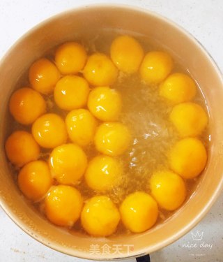 南瓜糯米球的做法步骤：7
