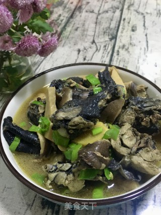 蘑菇炖乌鸡的做法步骤：24