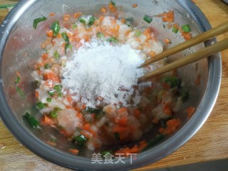 巴沙鱼胡萝卜鸡蛋饼的做法步骤：8