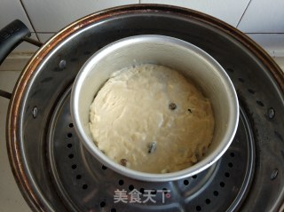 奶香玉米面发糕的做法步骤：7