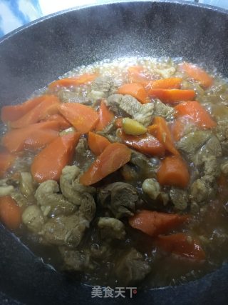 胡萝卜炖羊肉的做法步骤：8