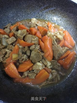 胡萝卜炖羊肉的做法步骤：9
