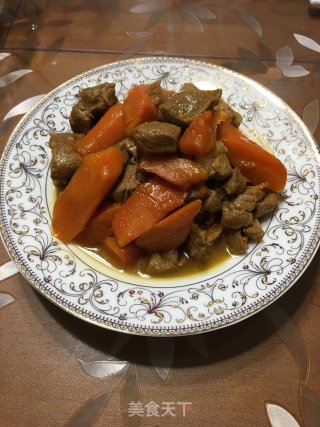 胡萝卜炖羊肉的做法步骤：10