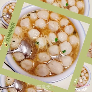 金针菇鱼丸汤的做法步骤：5