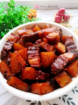 五花肉烧土豆的做法步骤：15