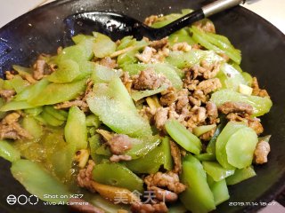 瘦肉炒莴笋的做法步骤：6