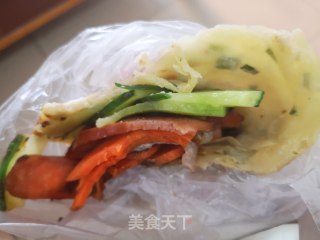 家常饼的做法步骤：7