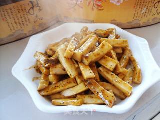 胡椒酱炒杏鲍菇的做法步骤：9