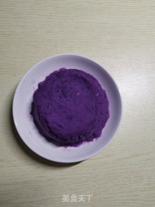 酸奶紫薯的做法步骤：2