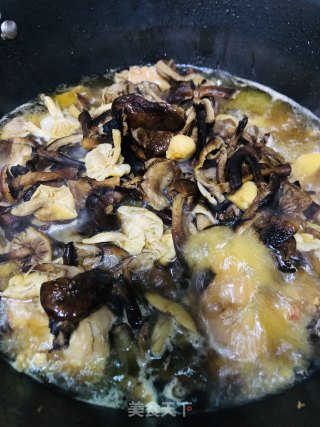 小鸡炖蘑菇粉条东北名菜的做法步骤：8