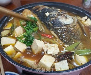 鱼头豆腐锅的做法步骤：10