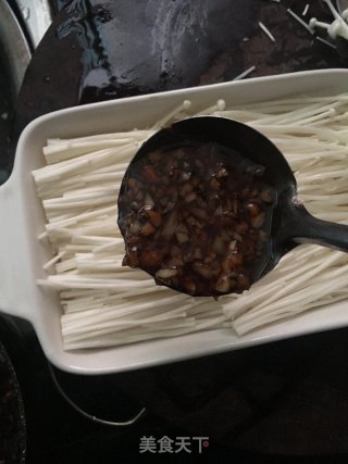 金银蒜蒸金针菇的做法步骤：8