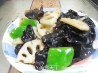 莲藕炒木耳的做法步骤：10