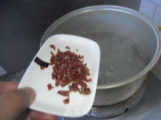 菠菜火腿热汤面的做法步骤：4