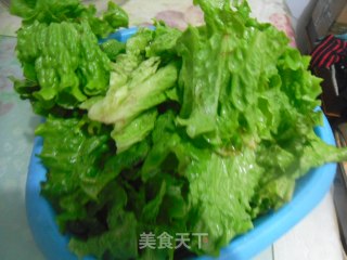 爆炒生菜的做法步骤：1